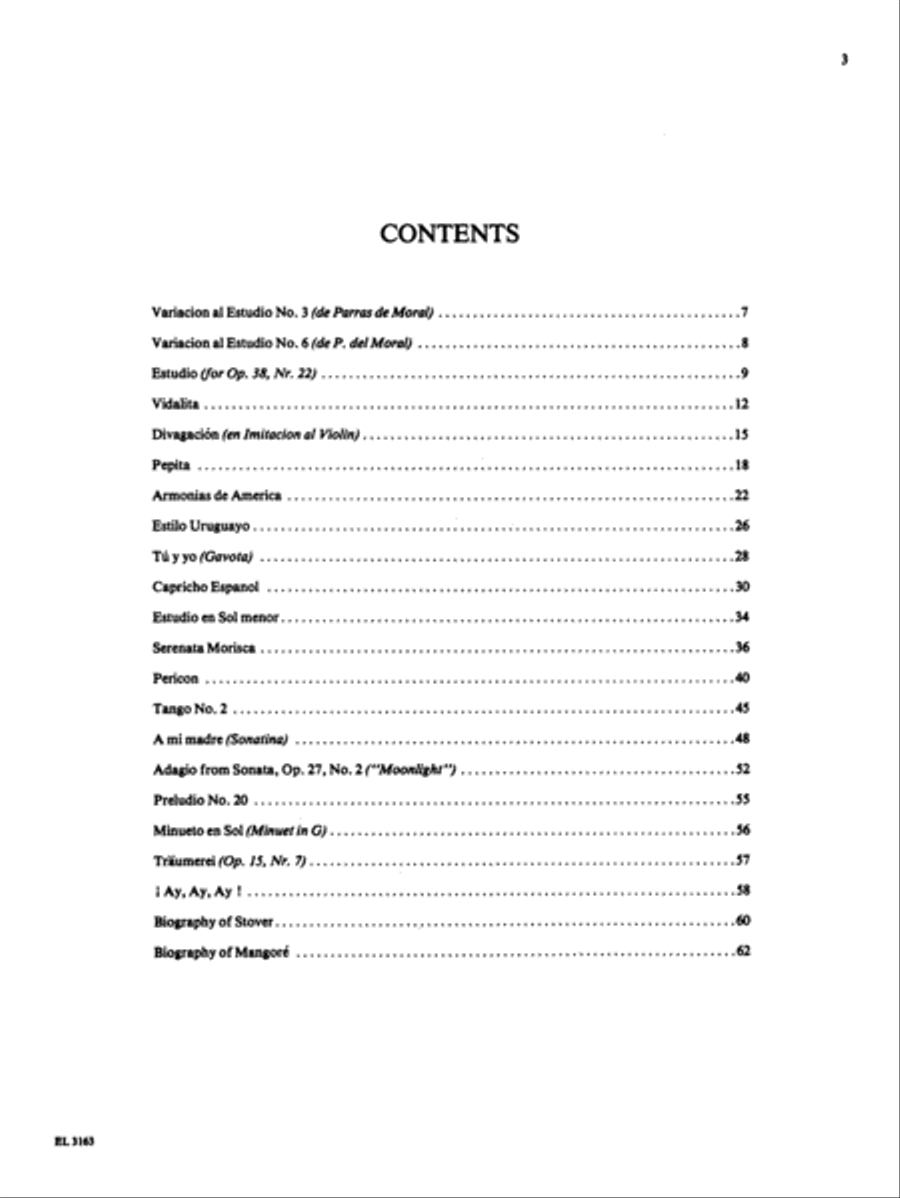 Guitar Works of Agustin Barrios Mangore, Volume 4 Classical Guitar scores gallery preview page 3