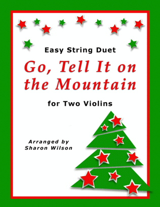 Book cover for Go, Tell It on the Mountain (Easy Violin Duet)
