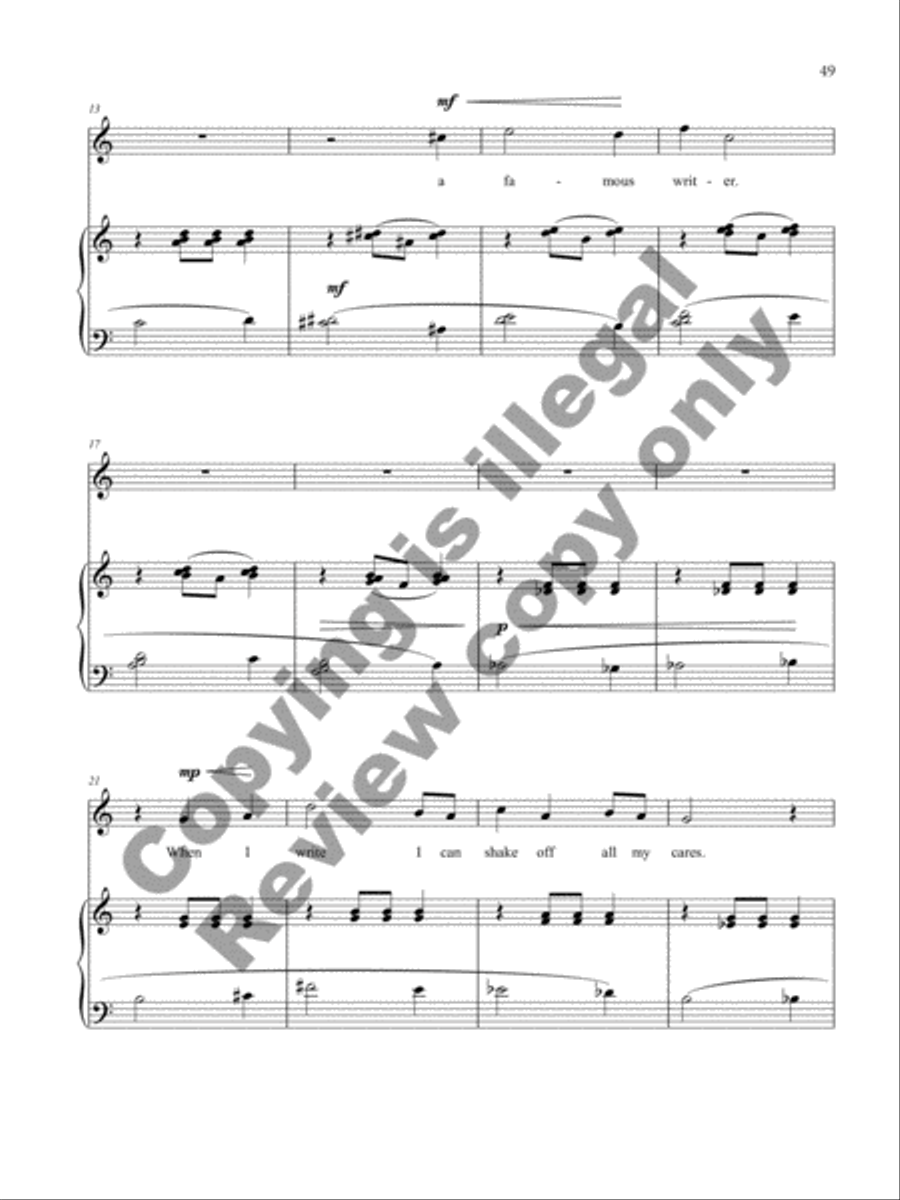 A World Turned Upside Down Mezzo-Soprano Voice scores gallery preview page 33