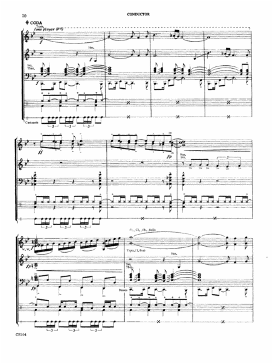 Spanish Fever Concert Band scores gallery preview page 10