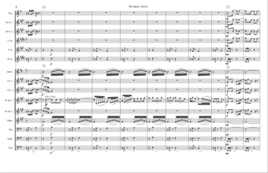 We Back Woodwind Ensemble scores gallery preview page 6