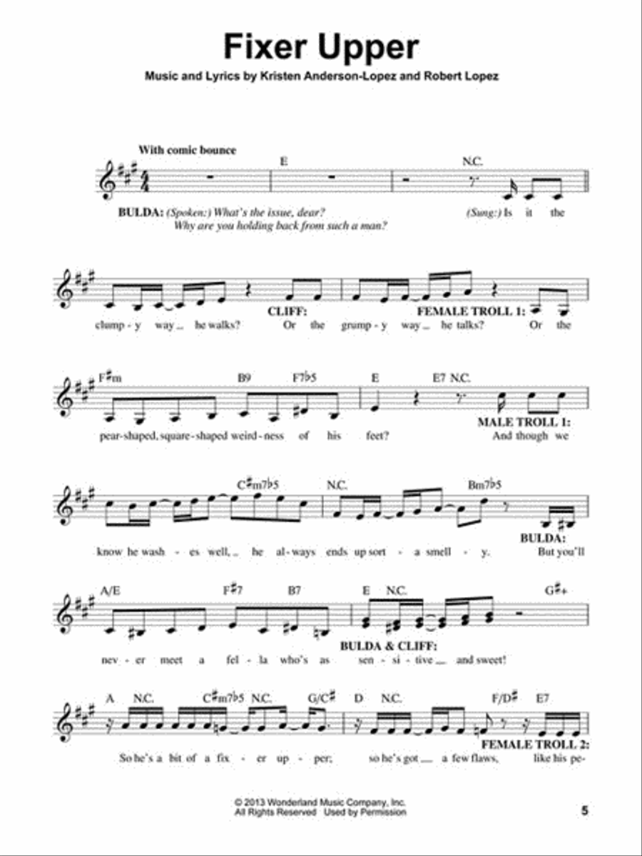 Frozen Voice scores gallery preview page 3