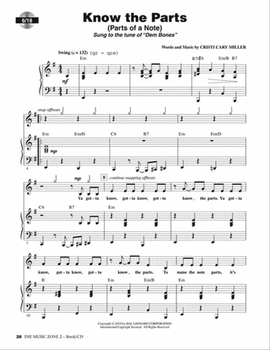 The Music Zone 2 Choir scores gallery preview page 6
