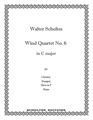 Wind Quartet No. 6 in C major for mixed ensemble