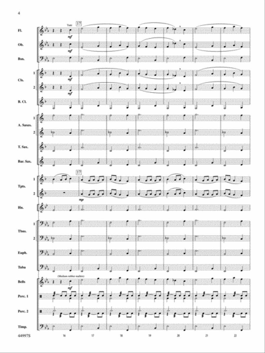 Pinwheels: Score Concert Band scores gallery preview page 4