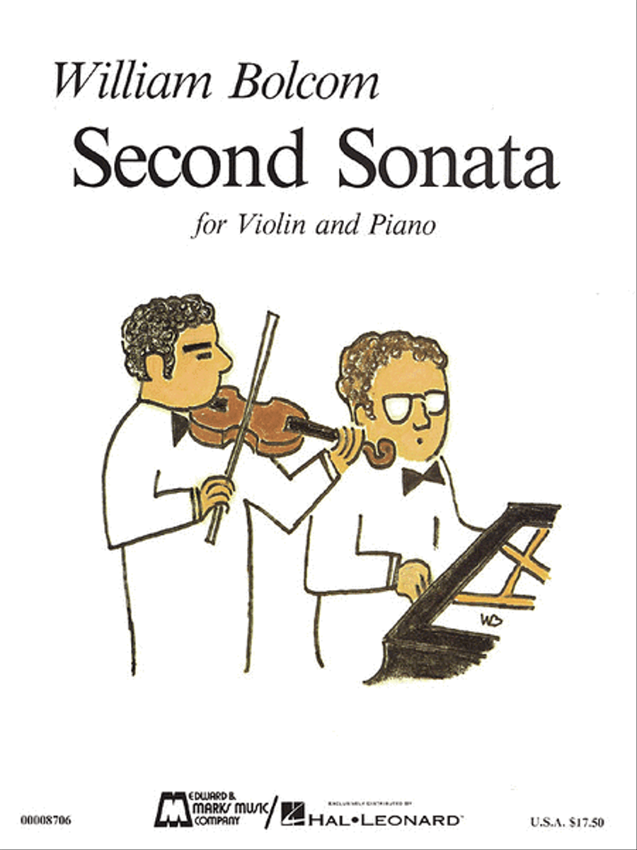 Second Sonata for Violin and Piano Violin Solo scores gallery preview page 1