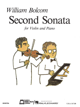 Book cover for Second Sonata for Violin and Piano