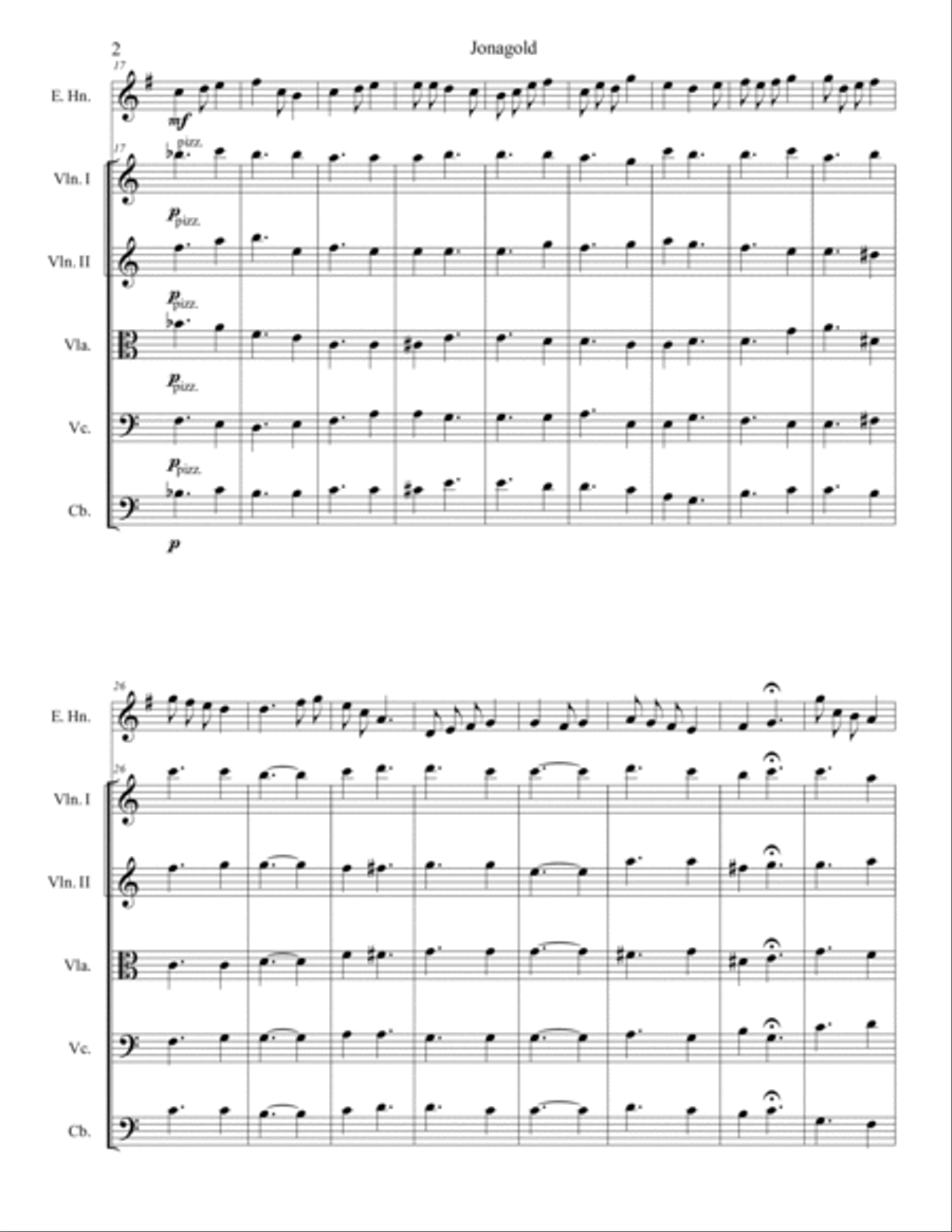Jonagold Jonagold String Orchestra scores gallery preview page 2