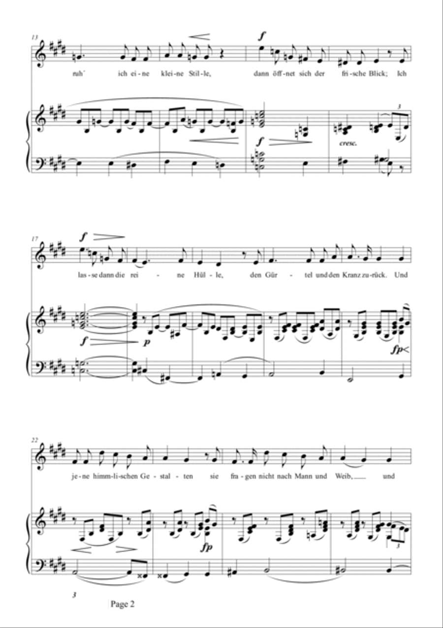 Schumann-So laßt mich scheinen,bis ich werde,Op.98a No.1 in E Major Voice scores gallery preview page 3
