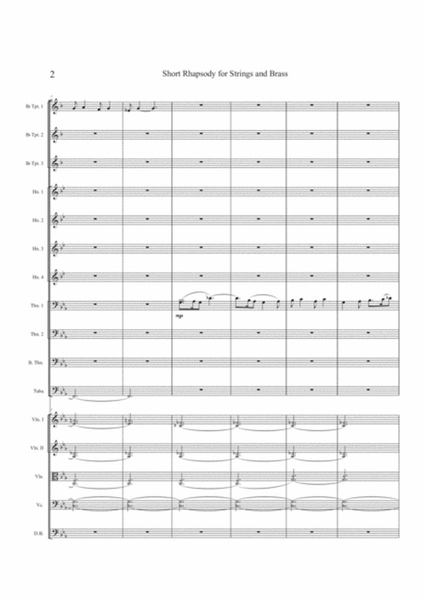 Short Rhapsody for Strings and Brass image number null