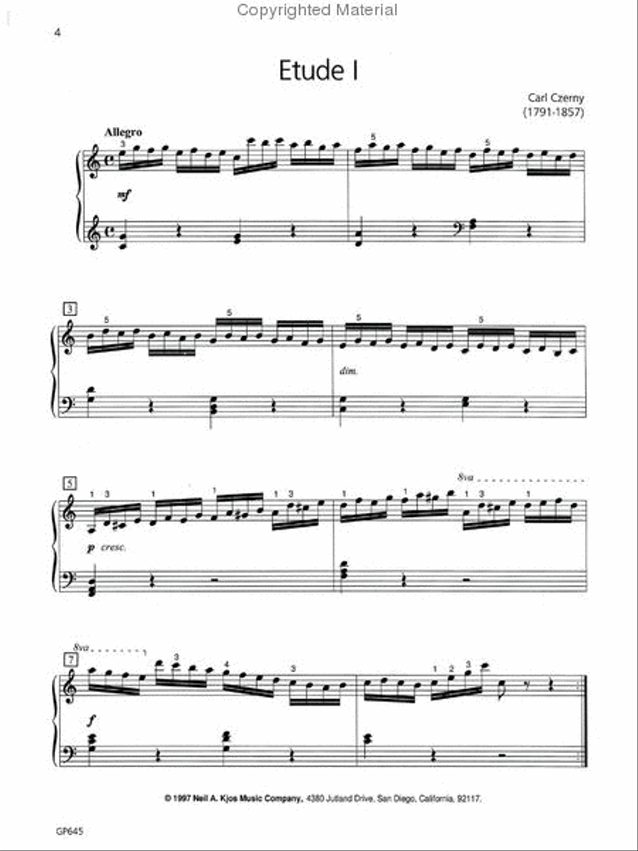 Piano Etudes Level 5