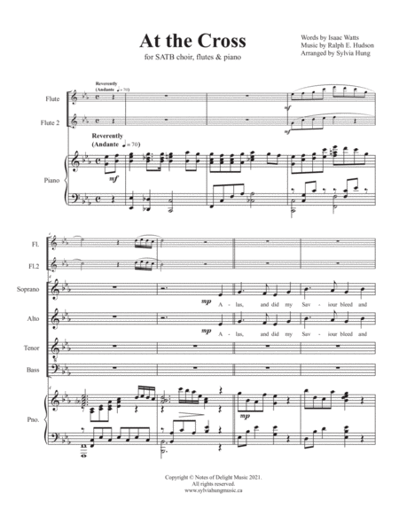 At the Cross ( SATB Choir) image number null
