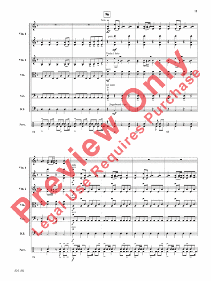 Battle Battle String Orchestra scores gallery preview page 12