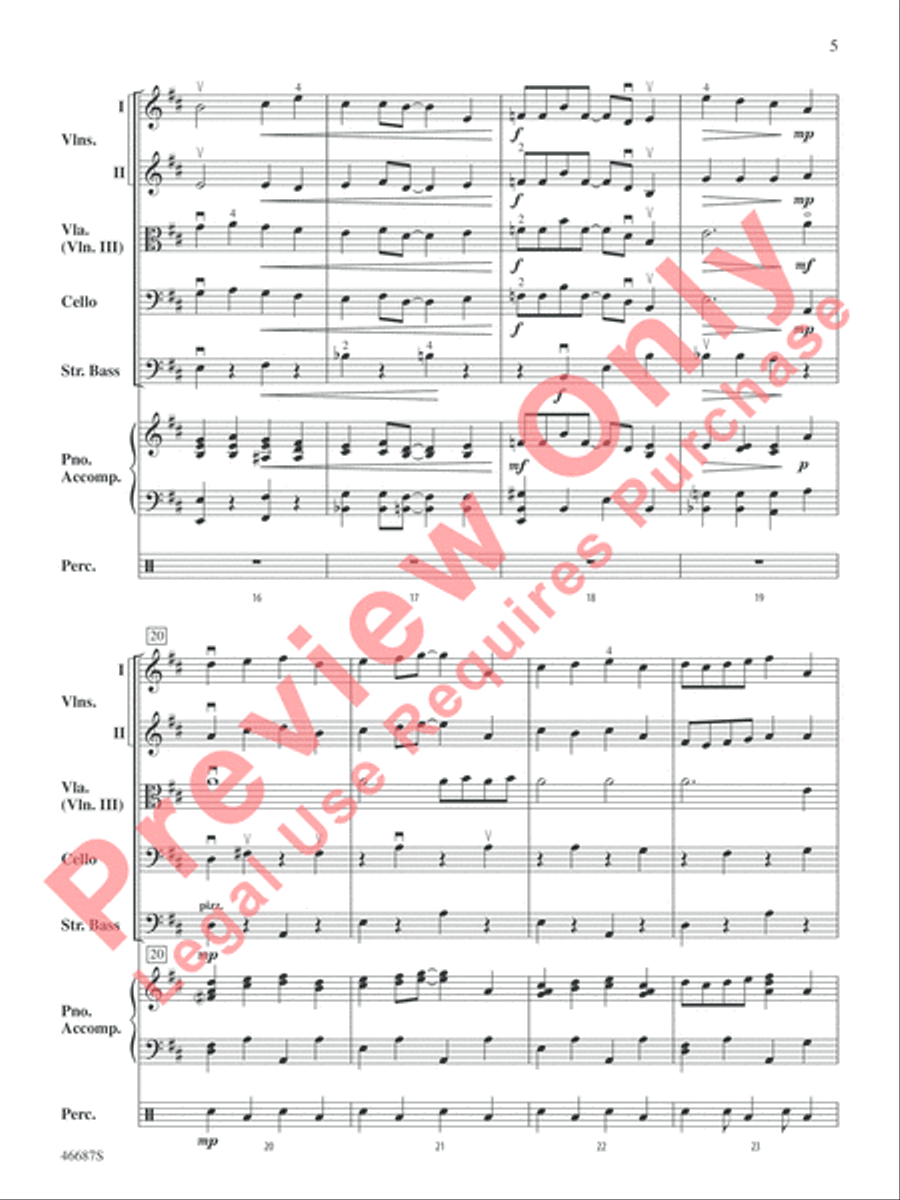 The Syncopated Clock String Orchestra scores gallery preview page 6