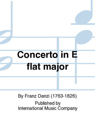 Book cover for Concerto In E Flat Major (Horn In E Flat)
