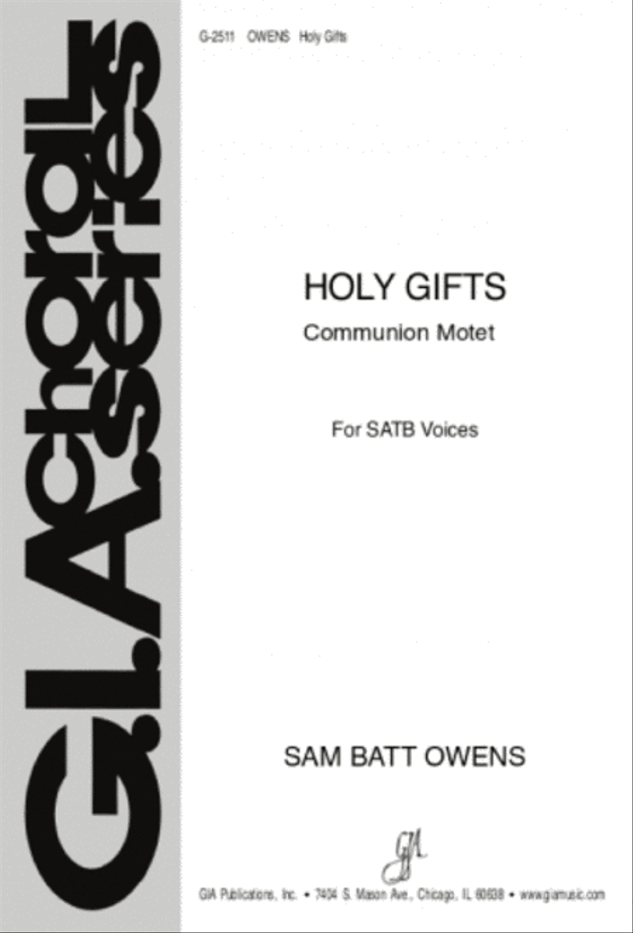 Holy Gifts 4-Part scores gallery preview page 1