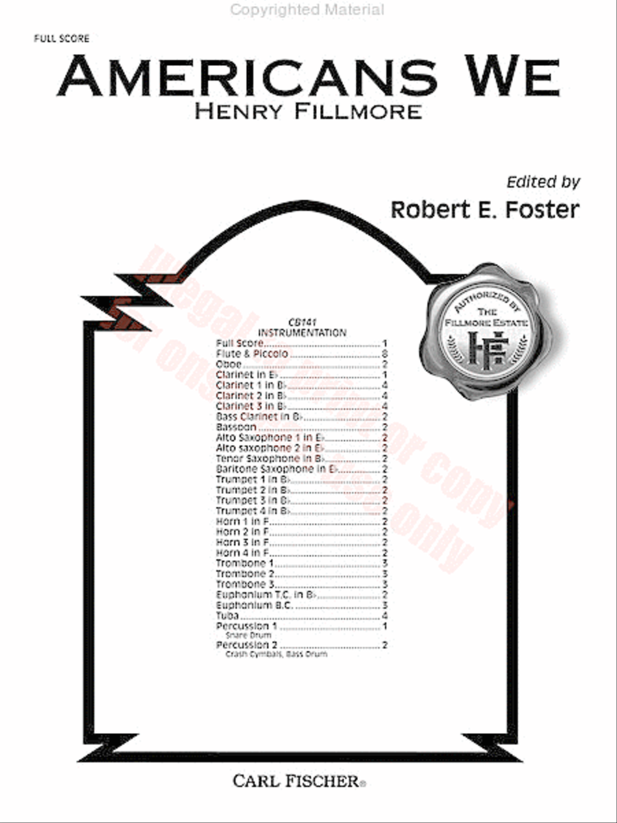 Americans We Concert Band scores gallery preview page 2