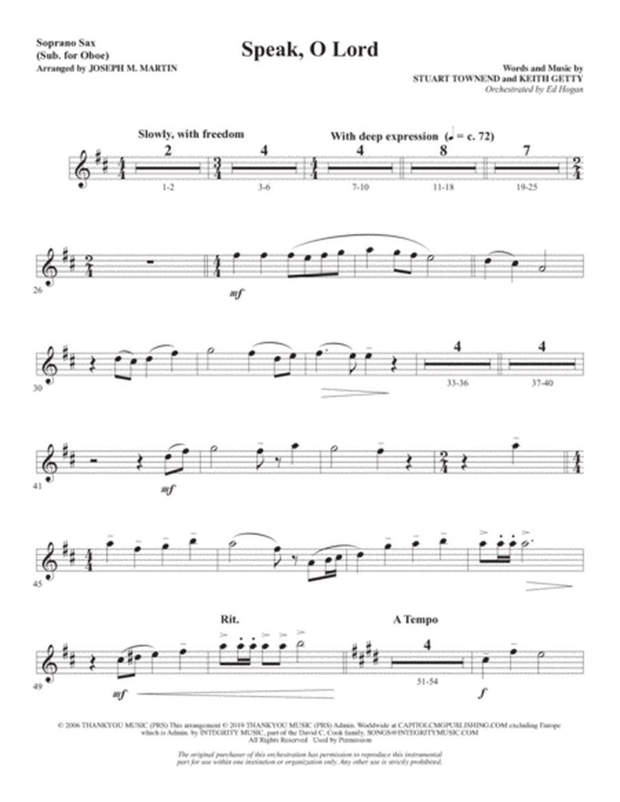 What Wondrous Hope (A Service of Promise, Grace and Life) - Soprano Sax (sub. Oboe)