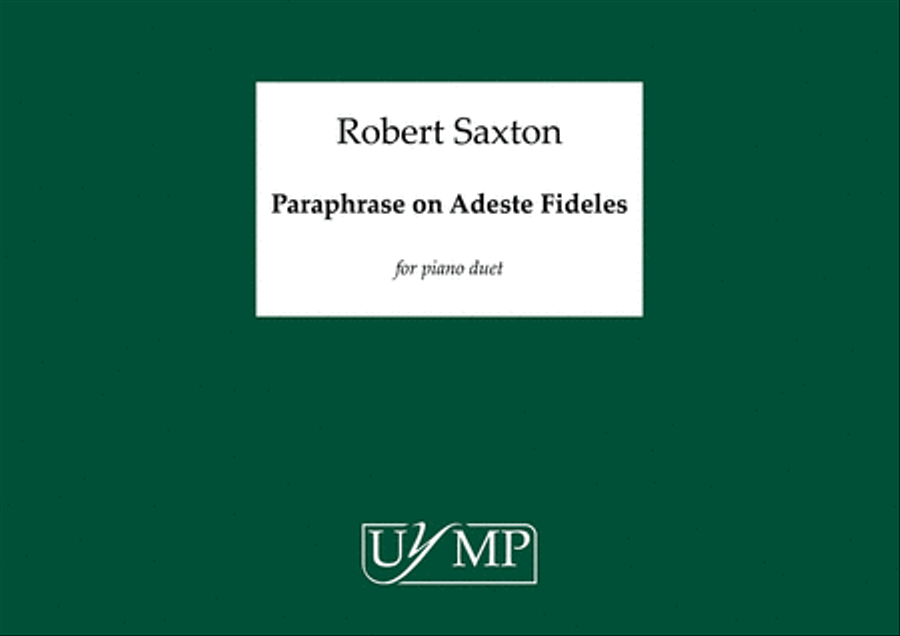 Paraphrase on Adeste Fideles Piano Duet scores gallery preview page 1