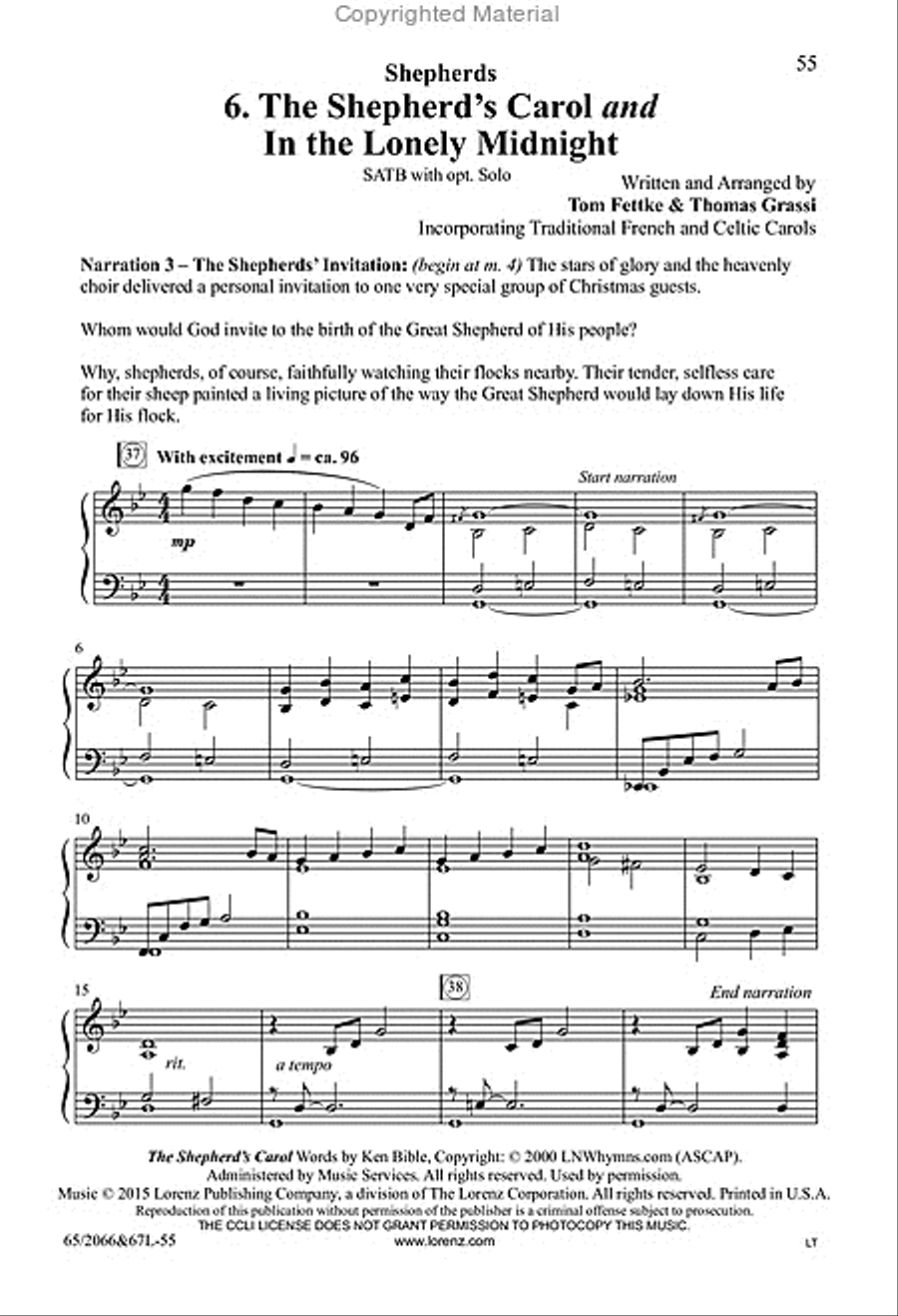 Stars of Glory - SATB with Performance CD 4-Part scores gallery preview page 17