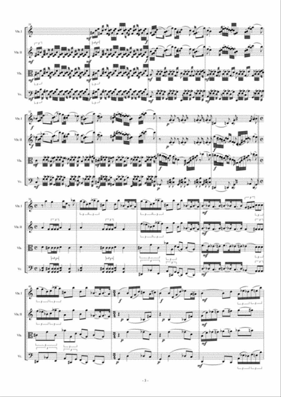 SEQUENCE N.2 SEQUENCE N.2 String Quartet scores gallery preview page 3
