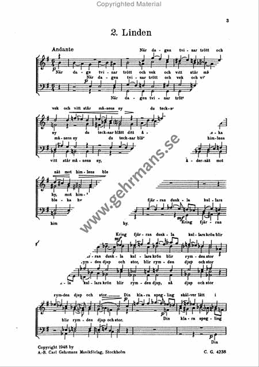 De nakna tradens sanger De nakna tradens sanger TTBB scores gallery preview page 3