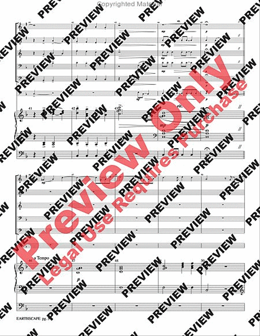 Earthscape Earthscape Brass Ensemble scores gallery preview page 7