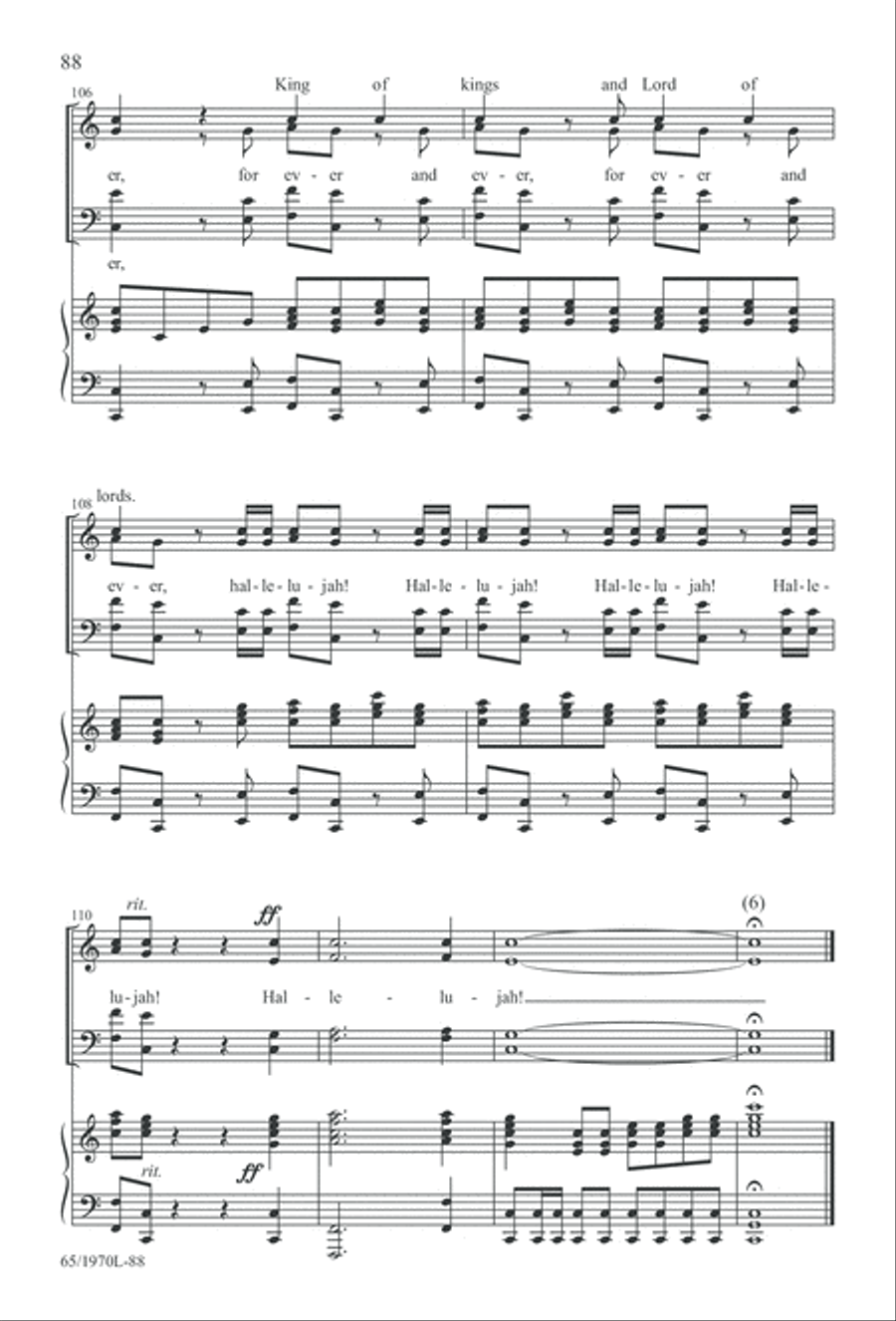 A Great and Mighty Wonder 4-Part scores gallery preview page 89
