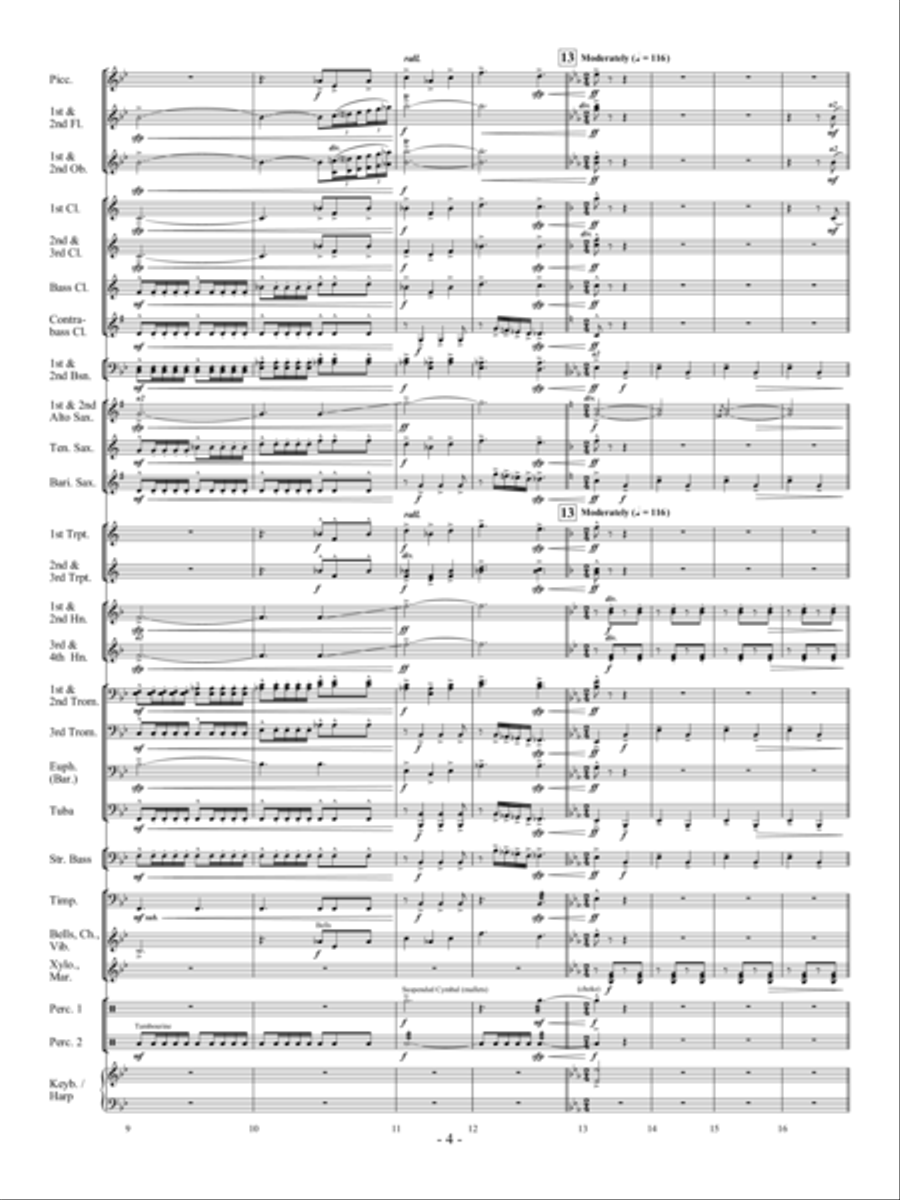 Sea Song Fantasy Sea Song Fantasy Concert Band scores gallery preview page 3