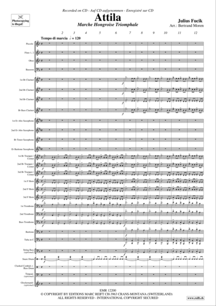 Attila Attila Concert Band scores gallery preview page 3