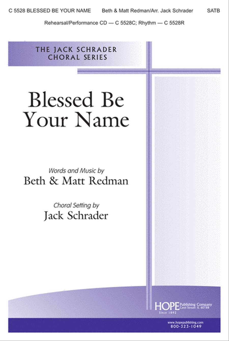 Blessed Be Your Name 4-Part scores gallery preview page 1