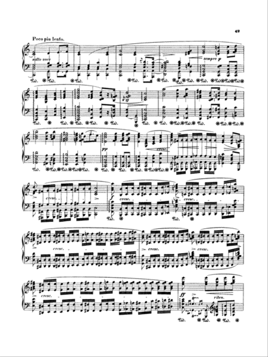 Chopin: Nocturne Op. 48, No. 1 (Ed. Franz Liszt) Piano Solo scores gallery preview page 2