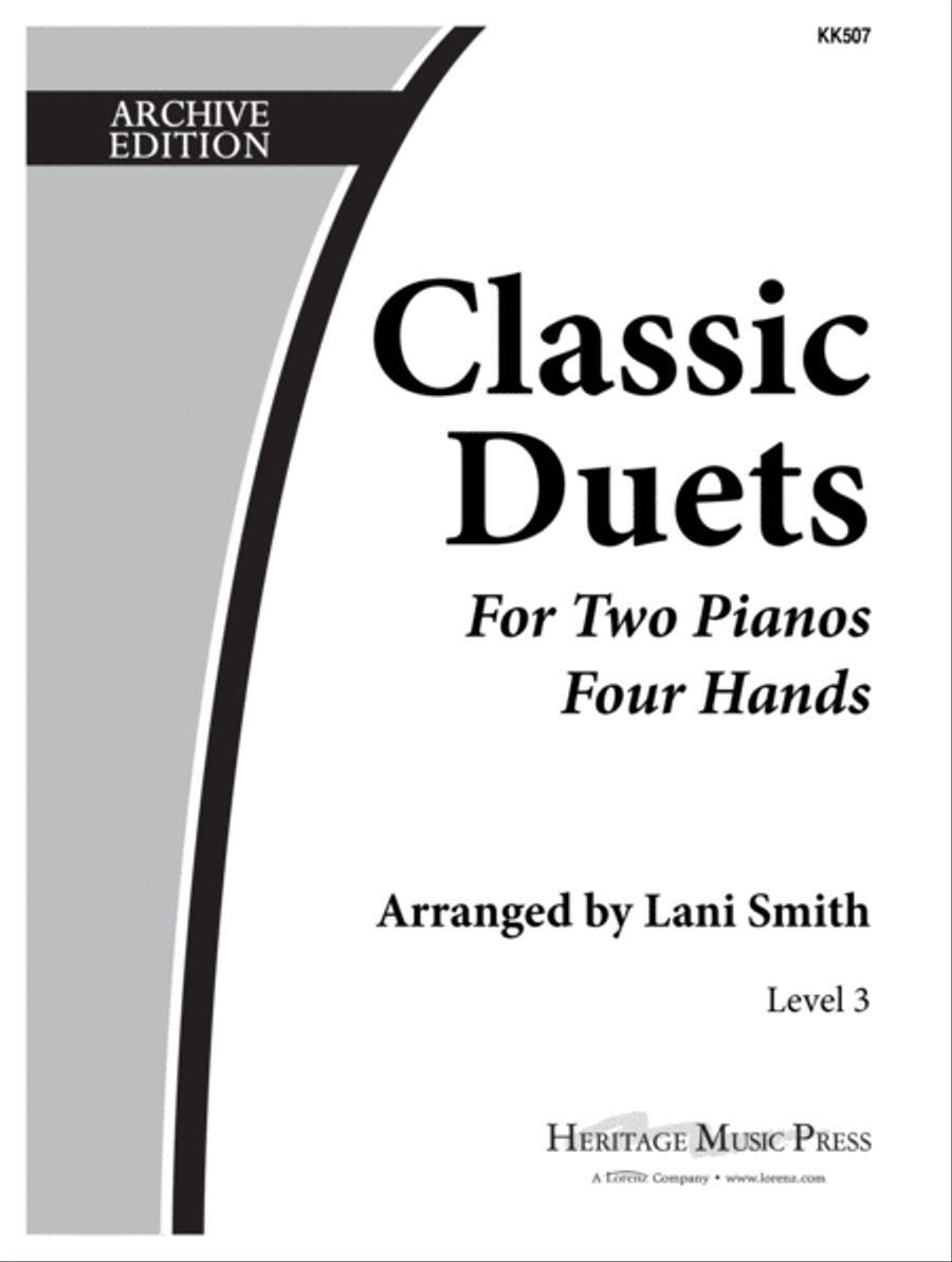 Classic Duets for Two Pianos - Level 3 2 Pianos, 4-Hands scores gallery preview page 1