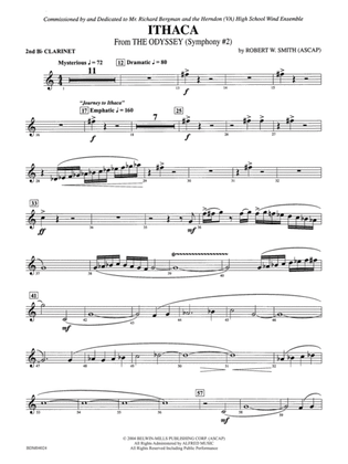Ithaca (from The Odyssey (Symphony No. 2)): 2nd B-flat Clarinet