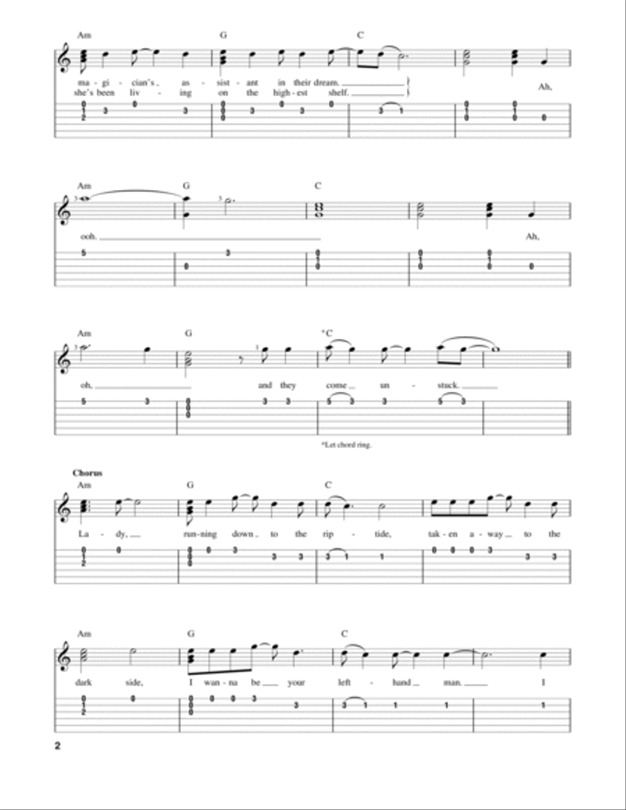 Riptide Acoustic Guitar scores gallery preview page 2