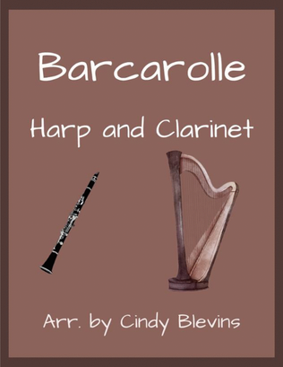 Book cover for Barcarolle, for Harp and Clarinet