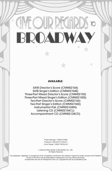 Give Our Regards to Broadway