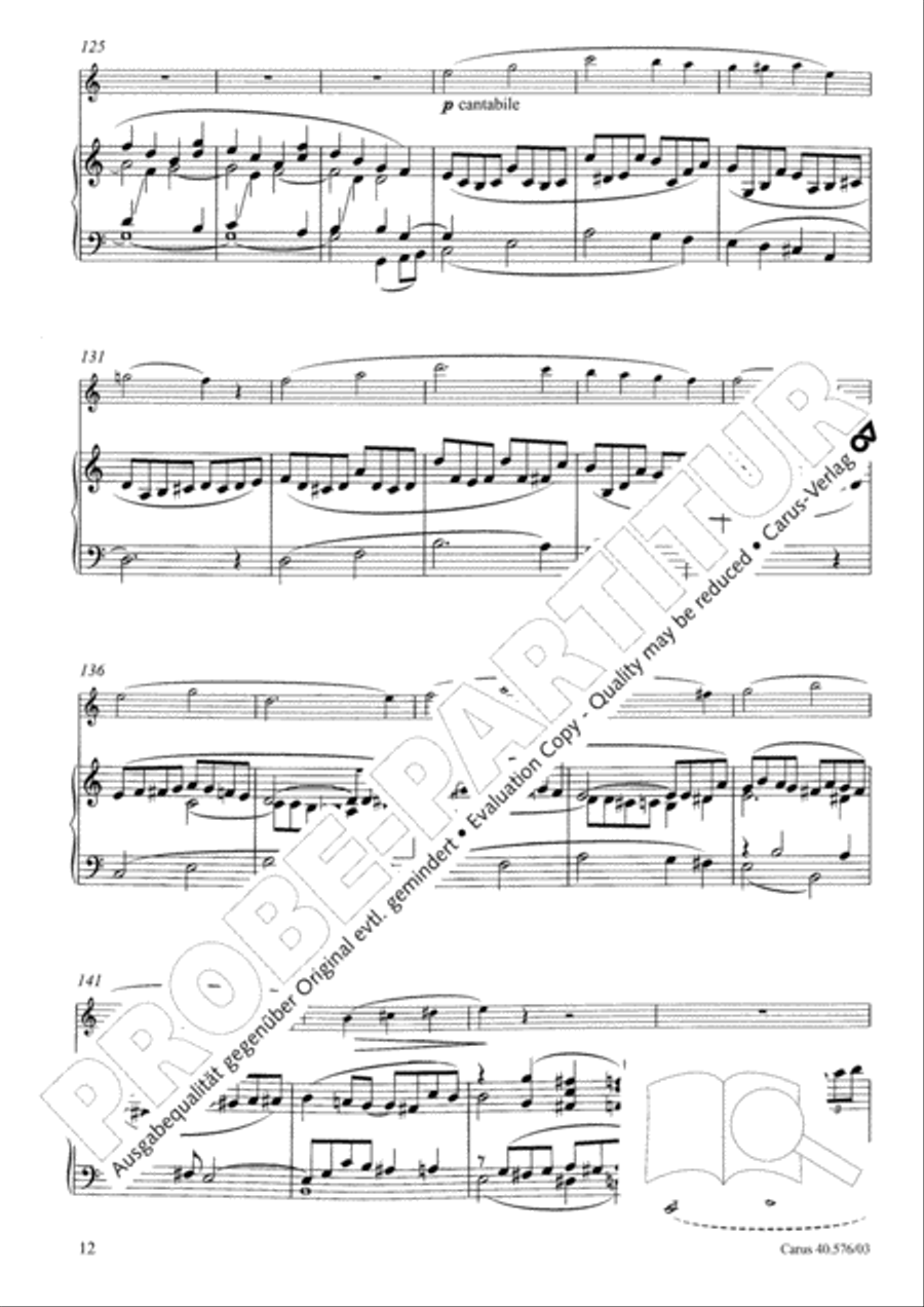 Oboe Concerto in A minor (Concerto per Oboe ed Orchestra in a) Clarinet scores gallery preview page 13