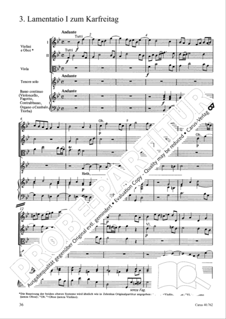 Lamentationes pro Hebdomada Sancta Score scores gallery preview page 51