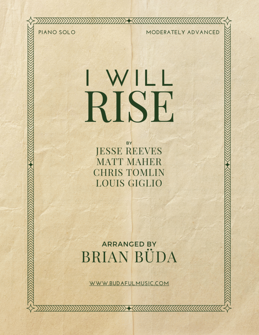 I Will Rise Piano Solo scores gallery preview page 1