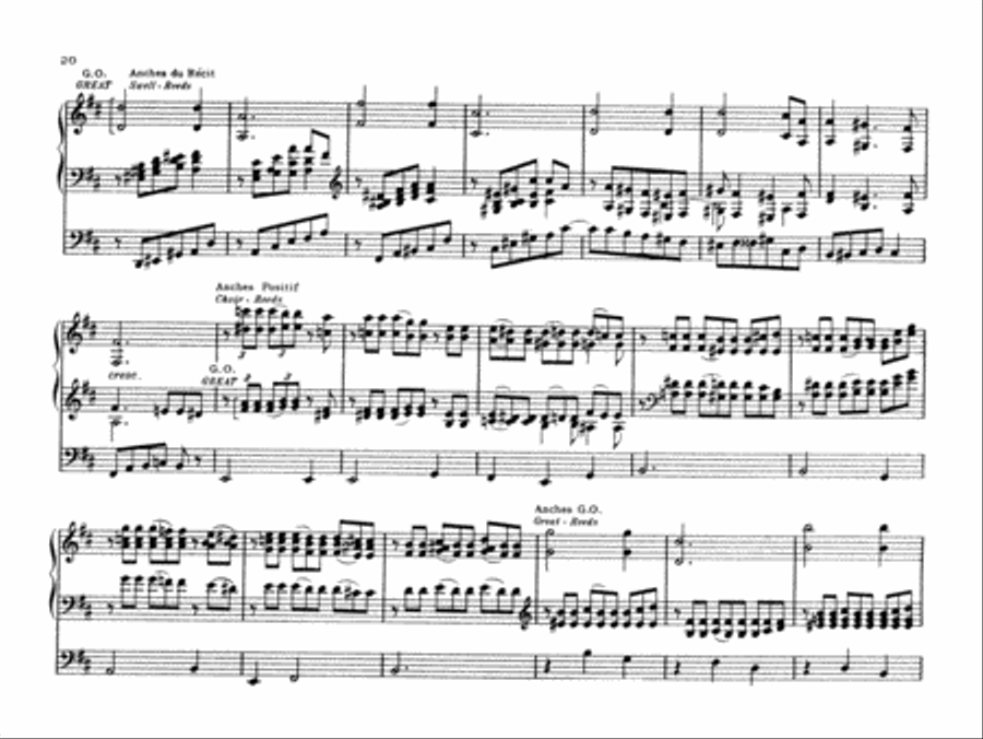 Franck: Complete Organ Works, Volume IV Choir scores gallery preview page 3