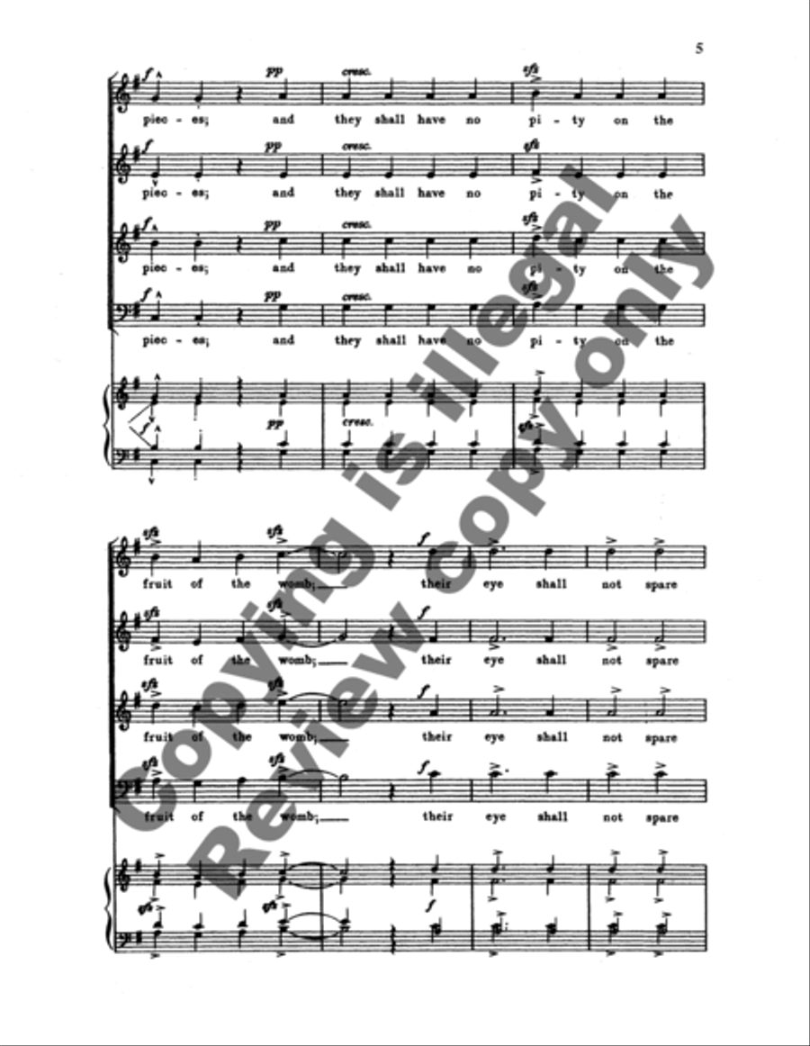 The Noise of the Multitude 4-Part scores gallery preview page 11