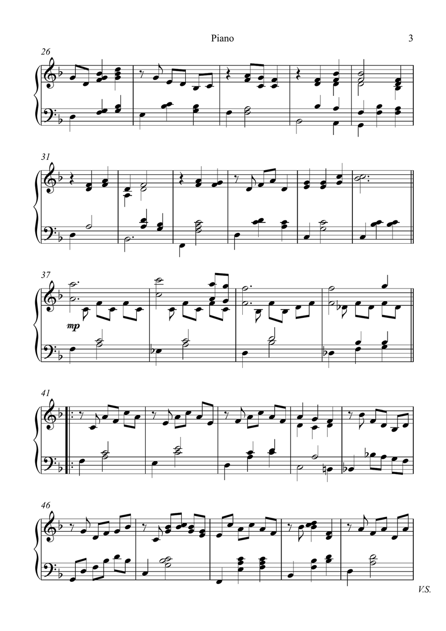 Ae Fond Kiss Bassoon scores gallery preview page 3
