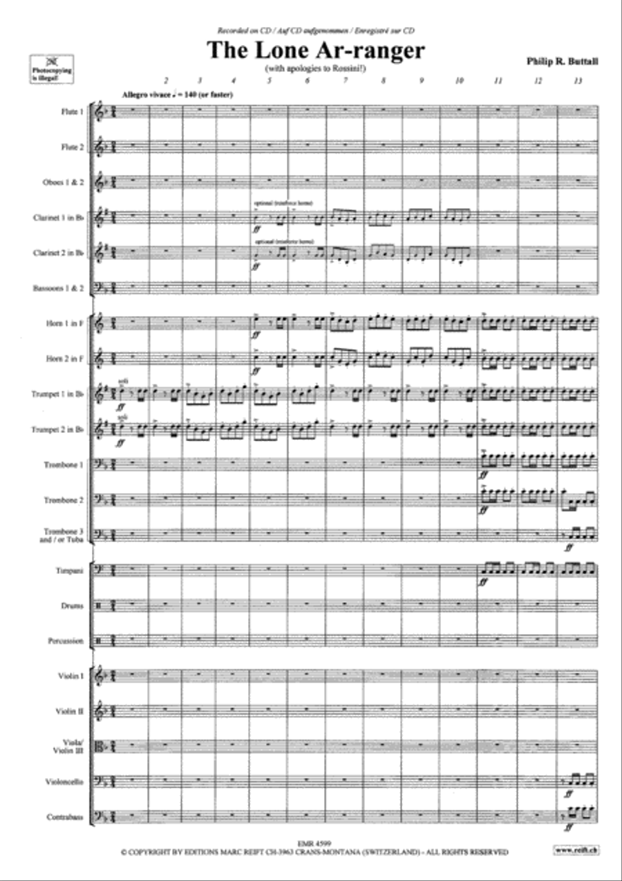 The Lone Ar-ranger Orchestra scores gallery preview page 4