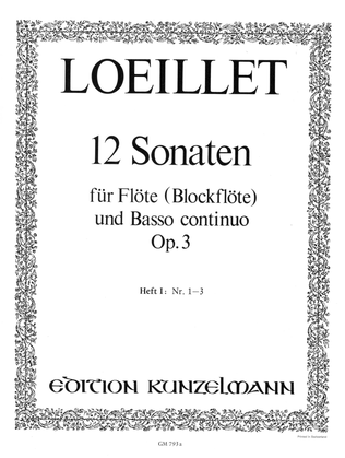 Book cover for Sonatas 1-3