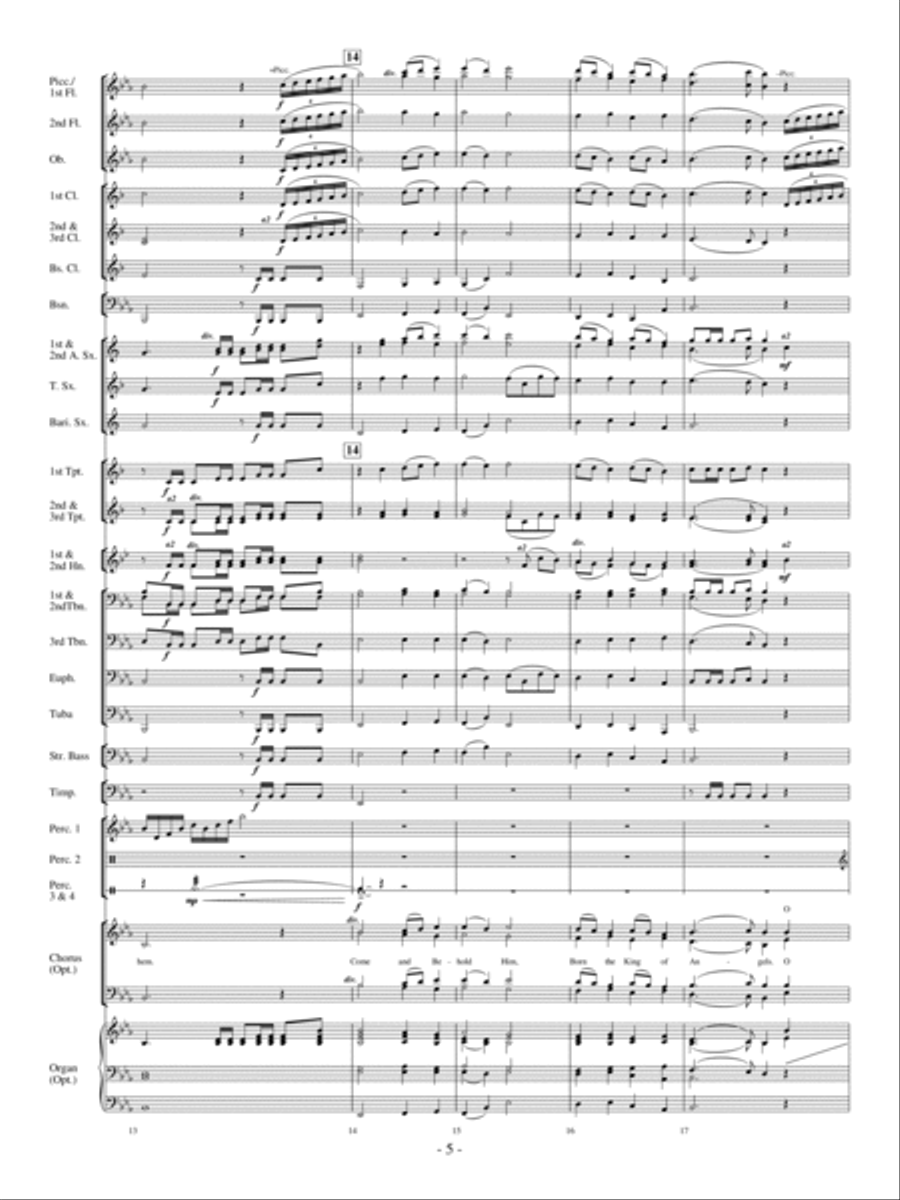 Merry Christmas, Everyone! Concert Band scores gallery preview page 4