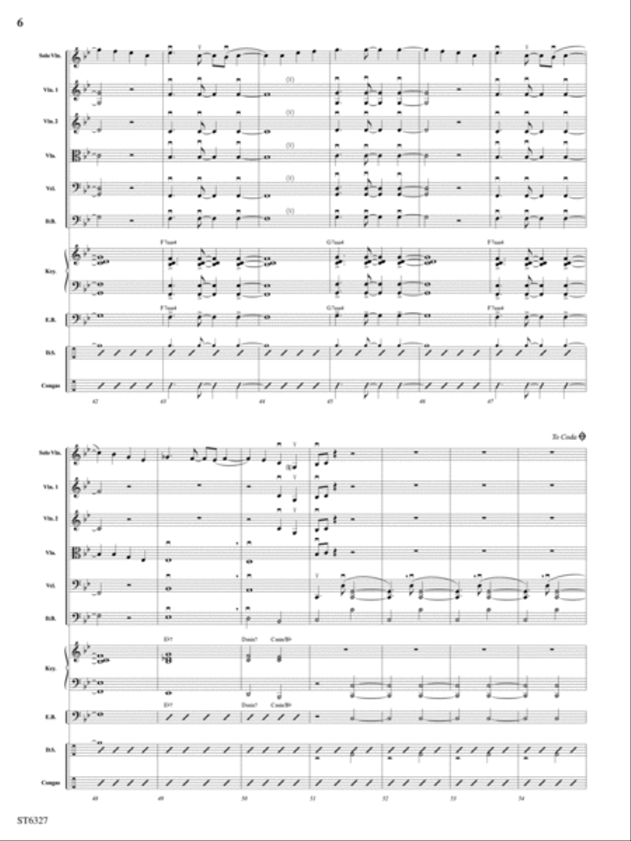 Brazilian Spice: Score String Orchestra scores gallery preview page 6
