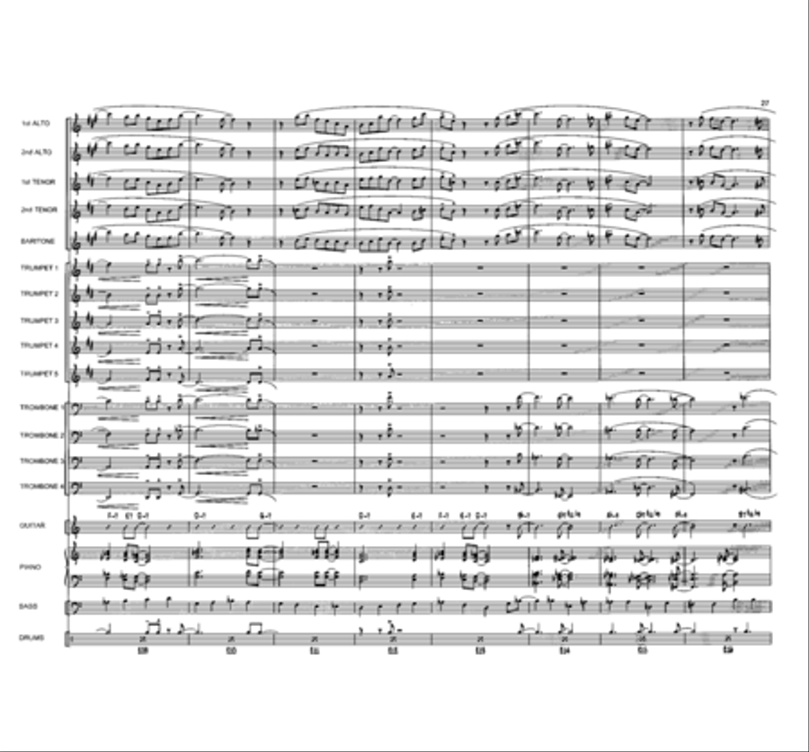 Northern Encounter Jazz Ensemble scores gallery preview page 28