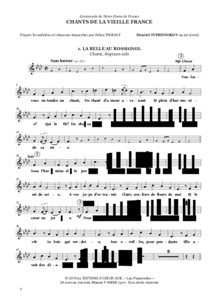 Chants de la vieille France - Choir