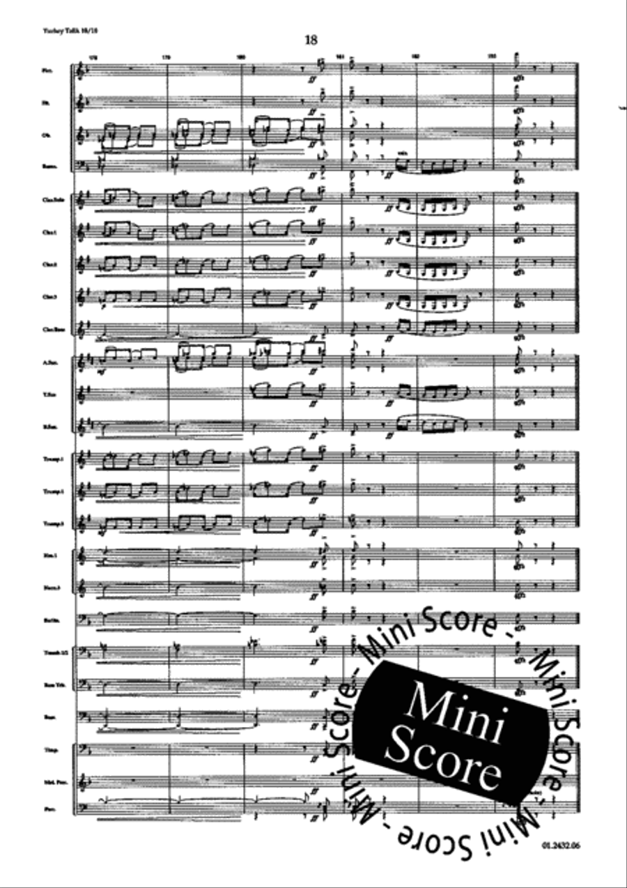 Turkey Talk Concert Band scores gallery preview page 22